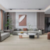 PARQUET A TRE STRATI 1L ROVERE DAVOS NATURALE BIANCO OPACO VERNICIATO 5GC