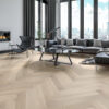 PARQUET A TRE STRATI 1L ROVERE RAPALLO NATURAL SPAZZOLATO GREY MAT VERNICE 4VM OL