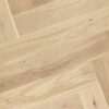 PARQUET A TRE STRATI 1L ROVERE AJACCIO NATURAL SPAZZOLATO WHITE CREAM MAT VERNICE 4VM OL