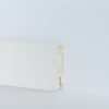 BATTISCOPA LEGNO MASSICCIO BIANCO VERNICIATO 58X16 SW SV6-D0