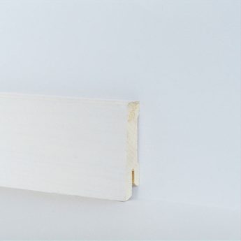 BATTISCOPA LEGNO MASSICCIO BIANCO VERNICE 58X16 SW SV6-D0