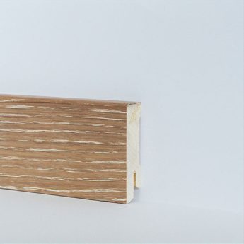 BATTISCOPA IMPALLACCIATURA ROVERE SBIANCATO VERNICE 58X16 SW SV6-D0