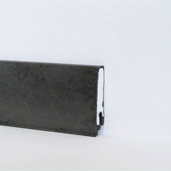 BATTISCOPA 1058 PIETRA NERO PRINT PVC AD INCASTRO 59 MM