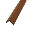 BATTISCOPA ANGOLARE DI COPERTURA IN WPC 45X45 COGNAC