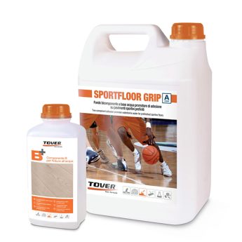 VERNICE SPORTFLOOR GRIP 2K FONDO A BASE D'ACQUA 5 + 0,5 L