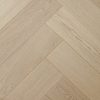 PARQUET A TRE STRATI 1L ROVERE MONT BLANC AB BIANCO VERNICIATO M/F D S