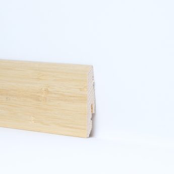 BATTISCOPA IMPIALLACCIATO BAMBUS NATUR 58X14X2500 SU.5L VERNICE