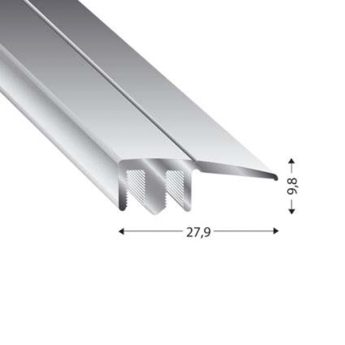 PROFILO ZAK DUO GRIP 28 MM 6-22 MM 90 CM JES