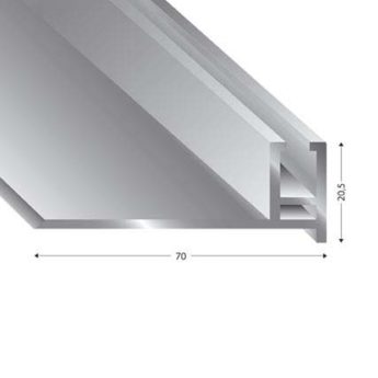 PROFILO BASE DUO GRIP 10-15 MM 270 CM