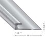 PROFILO DI FINITURA U V=2,5 MM 270 CM BRON