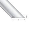 PROFILO ZAK V=5 MM 270 CM ARGENTO