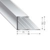 PROFILO FINALE  1 (V=15MM) 270 CM ARGENTO