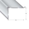 PROFILO STOP V=3 MM 270 CM ARGENTO