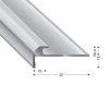 PROFILO STOP V=4,2 MM 270 CM ARGENTO