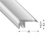PROFILO FINALE 2- T-FLEX 20X9,6 MM 200 CM S