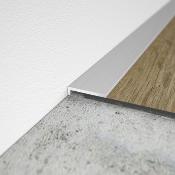 PROFILO DI FINITURA AL16X2 ALU SILVER EV1 AD VINYL