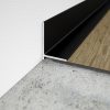 PROFILO DI FINITURA SL16X2 ALU NERO C35