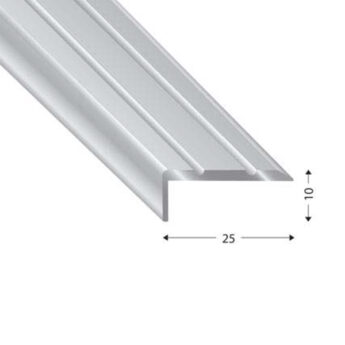 PROFILO GRADINO 25X10 MM AUTOADESIVO 90 CM ROVERE