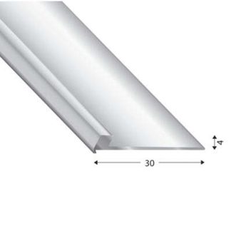 PROFILO ZAK V=3 MM 270 CM ARGENTO