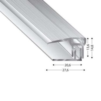 PROFILO ZAK TRIO GRIP 8-15 MM 90 CM B