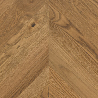 PARQUET A TRE STRATI 1L ROVERE CHEVRON 45 CORSE MARRONE NATURALE TALPA VERNICE OPACA 4-mV