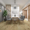 PARQUET A TRE STRATI 1L ROVERE AZORES D SPAZZOLATO AVORIO UV VERNICIATO M/F