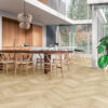 PARQUET A TRE STRATI 1L ROVERE KARTHAGO MARKANT SPAZZOLATOOLATO VERNICIATO CREMA MAT  4MV OL