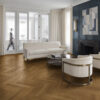 PARQUET ROVERE CD SPAZZOLATO LOUVRE VERNICIATO T+G L+R
